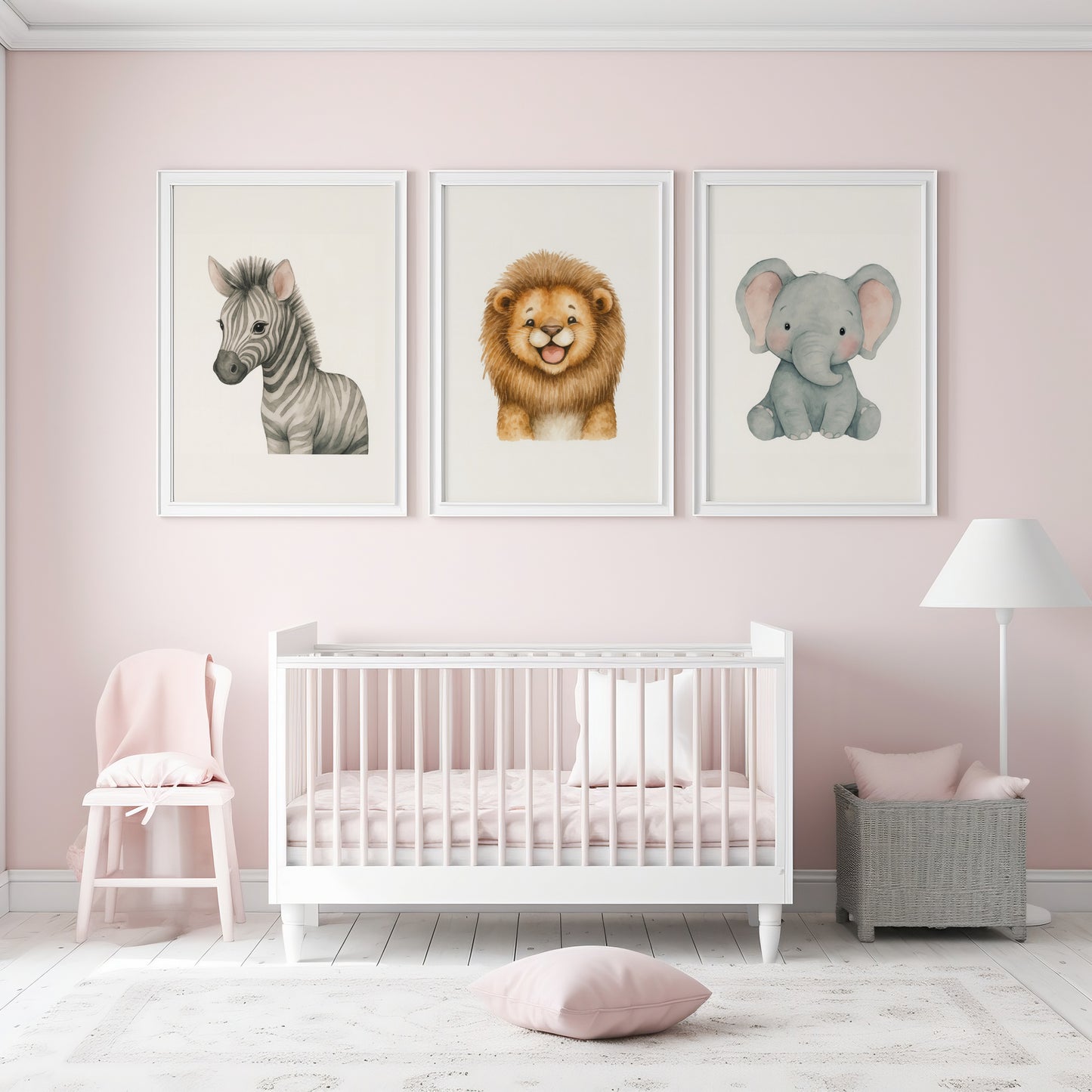 Safari Nursery Wall Prints